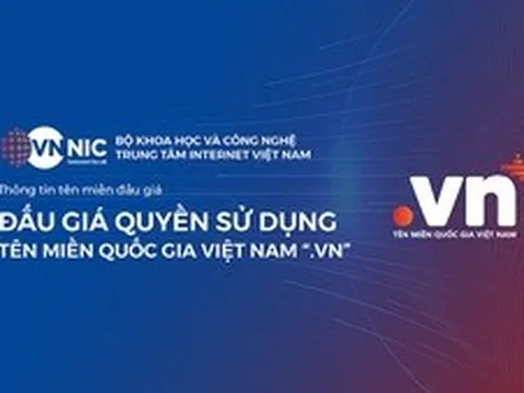 Đấu giá tên miền “.vn” lần đầu: Giá trúng cao nhất đạt 1,584 tỷ đồng