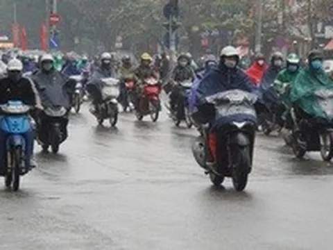 Ngày mai (29/3), miền Bắc nhiều nơi xuất hiện mưa rào