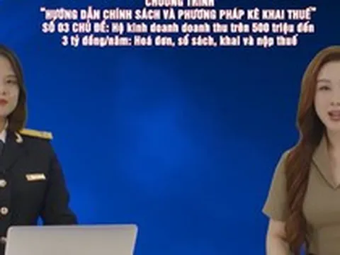 Đại diện Cục Thuế: Doanh thu vượt 3 tỷ đồng giữa năm, hộ kinh doanh vẫn được giữ cách tính thuế cũ