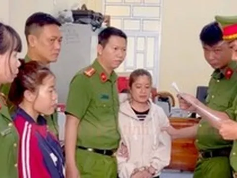 Thi hành Lệnh bắt tạm giam Trương Thị Rồi và Nguyễn Thị Nhung