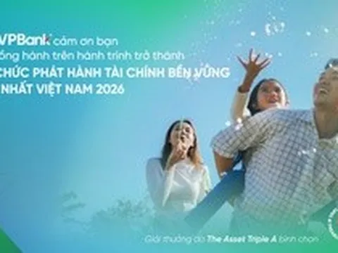 VPBank được vinh danh Tổ chức phát hành tài chính bền vững tốt nhất Việt Nam