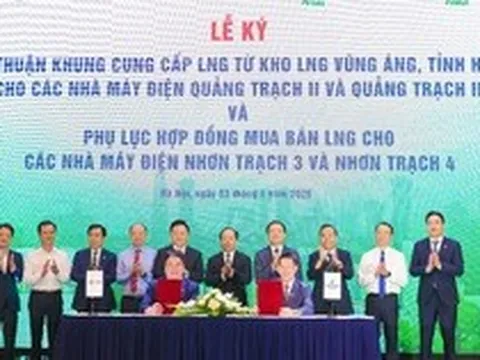 PV GAS phối hợp EVN, PV Power cung cấp khí LNG cho nhiều dự án điện