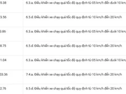 36 chủ xe có biển số sau nhanh chóng nộp phạt nguội theo Nghị định 168: Vi phạm cùng 1 lỗi có mức phạt lên tới 22 triệu đồng