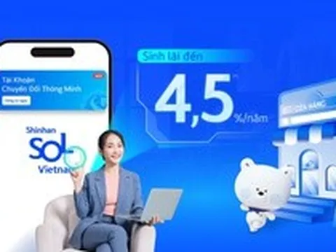 Tối ưu dòng tiền nhàn rỗi cùng tài khoản chuyển đổi thông minh của Ngân hàng Shinhan