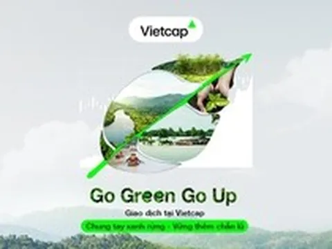 Vietcap tiên phong tích hợp giao dịch cùng chống lũ với Go Green Go Up