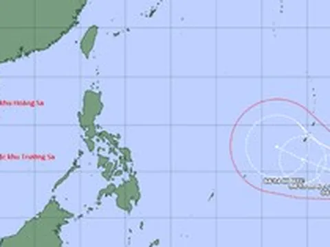 Xuất hiện áp thấp nhiệt đới dự báo mạnh lên thành bão, có vào Biển Đông?