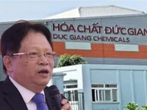 Hoá chất Đức Giang phát thông báo quan trọng về dàn lãnh đạo cấp cao