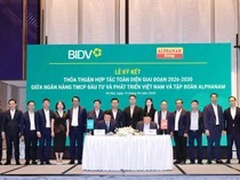 BIDV và Alphanam nâng tầm quan hệ hợp tác