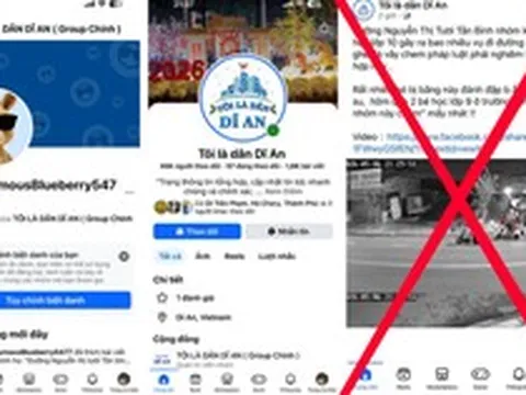 Công an truy tìm chủ Fanpage "Tôi là dân Dĩ An" vì đăng tin sai sự thật, gây hoang mang dư luận