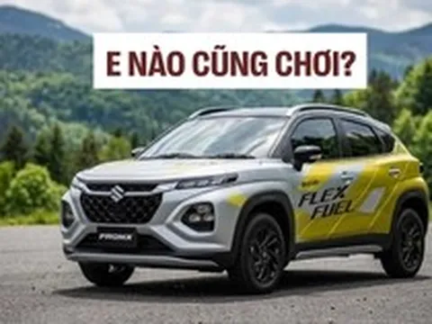 Suzuki Fronx dự kiến thêm bản có thể chạy với xăng 100% ethanol ngay tháng sau, nếu về Việt Nam sẽ là một 'cú hích'