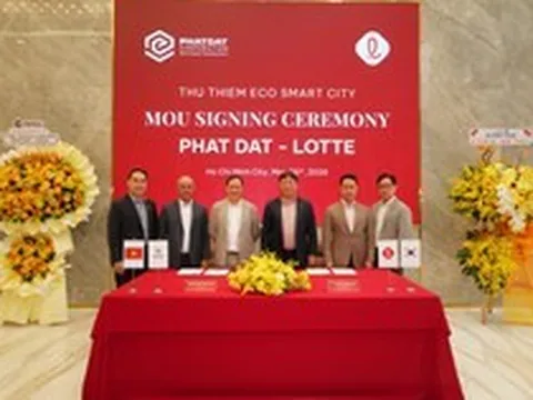 Phát Đạt đã cọc 900 tỷ đồng sau cú bắt tay với Lotte làm dự án 11 tòa tháp cao 50 tầng tại Thủ Thiêm