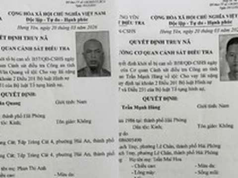 Ai thấy Nguyễn Văn Quang và Trần Mạnh Hùng ở đâu, liên hệ ngay số điện thoại 0949.222.823