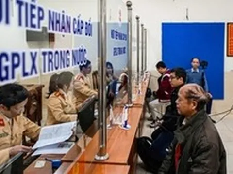 Dự kiến giảm 50% thời gian cấp giấy phép lái xe