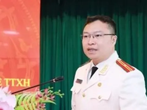 Thiếu tá Nguyễn Quốc Huy giữ chức Giám đốc Trung tâm Dữ liệu quốc gia về dân cư