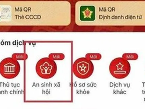 Cách tích hợp tài khoản hưởng An sinh xã hội trên VNeID