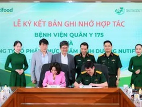 Nutifood và Bệnh viện Quân y 175 hợp tác xây dựng nền tảng nghiên cứu khoa học cho các giải pháp dinh dưỡng Việt