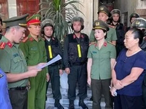 Thi hành lệnh bắt tạm giam, khám xét chỗ ở của Lê Thị Thuỷ SN 1968