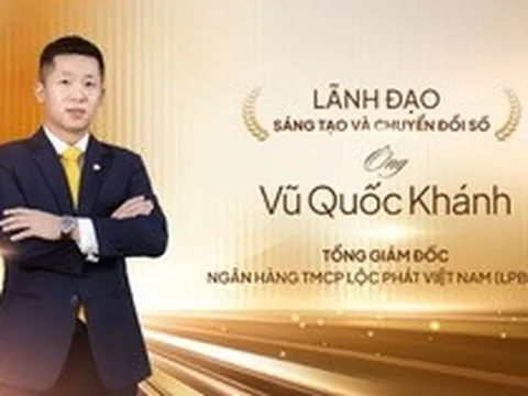Tổng Giám đốc LPBank được vinh danh “Lãnh đạo Sáng tạo và Chuyển đổi số”
