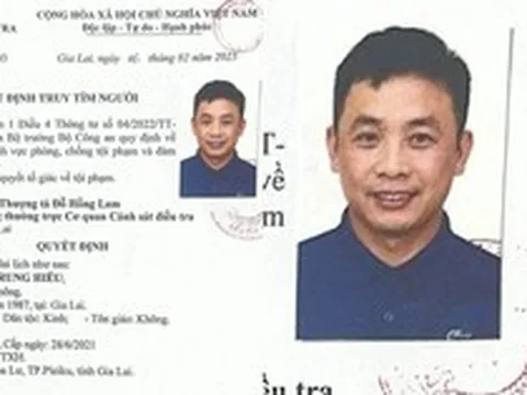 Ai thấy cựu nhân viên ngân hàng Nguyễn Trung Hiếu SN 1987, trình báo ngay cho công an