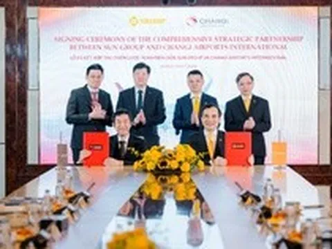 Sun Group và Changi Airports International mở rộng hợp tác chiến lược phát triển hệ thống sân bay tại Việt Nam