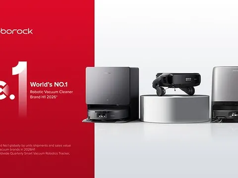 Roborock duy trì vị trí số 1 toàn cầu trong nửa đầu năm 2026