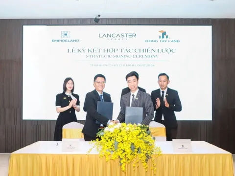 Đông Tây Land ký kết hợp tác chiến lược phân phối dự án Lancaster Legacy
