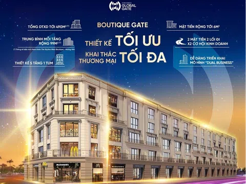 Boutique Gate: Quỹ căn thương mại thấp tầng hiếm có tại Thành phố Expo Vinhomes
