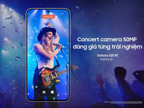 Samsung giới thiệu Galaxy S25 FE - mở ra trải nghiệm đáng giá nhờ sự kết hợp giữa Galaxy AI thế hệ mới và tính năng chuẩn flagship